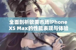 全面剖析欧美市场iPhone XS Max的性能表现与体验