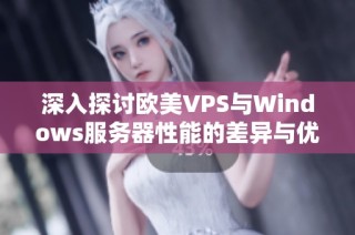 深入探讨欧美VPS与Windows服务器性能的差异与优劣