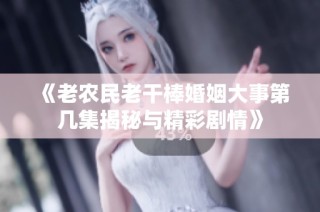 《老农民老干棒婚姻大事第几集揭秘与精彩剧情》