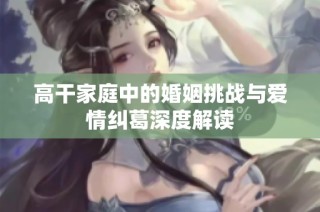 高干家庭中的婚姻挑战与爱情纠葛深度解读