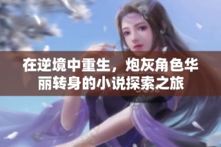 在逆境中重生，炮灰角色华丽转身的小说探索之旅