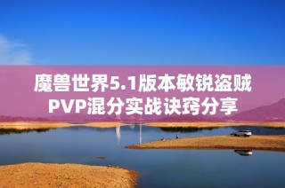 魔兽世界5.1版本敏锐盗贼PVP混分实战诀窍分享
