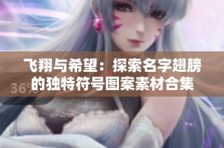 飞翔与希望：探索名字翅膀的独特符号图案素材合集