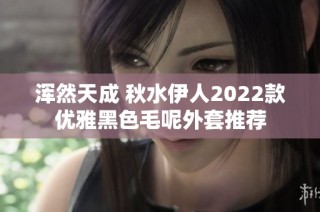 浑然天成 秋水伊人2022款优雅黑色毛呢外套推荐
