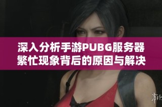 深入分析手游PUBG服务器繁忙现象背后的原因与解决方案