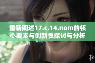 重新阐述17.c.14.nom的核心要素与创新性探讨与分析
