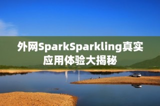 外网SparkSparkling真实应用体验大揭秘