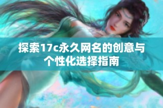 探索17c永久网名的创意与个性化选择指南