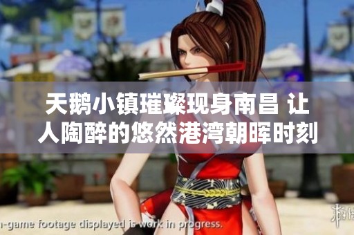 天鹅小镇璀璨现身南昌 让人陶醉的悠然港湾朝晖时刻